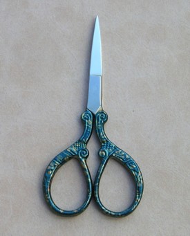 scissors christmas greenish blue.JPG